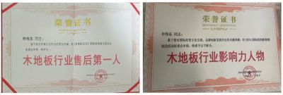 木地板優(yōu)秀行業(yè)優(yōu)秀勞?！陚|